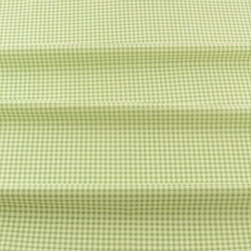Quilting Patchwork Cotton Fabric Sewing Tela Scrapbooking Bedding Twill Cloth Green and Beige Checks Designs Decoration Tecido
