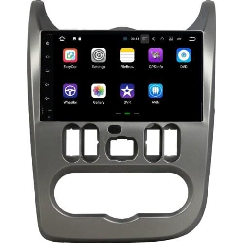 Octa Core 9'' 8 core Android 9.0 Car Radio DVD player GPS for for renault Logan Sandero Duster 2015 2016 4G RAM 64G ROM stereo