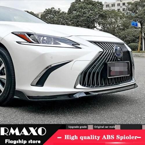 For Lexus ES260 ABS Rear Bumper Diffuser Protector For 2018-2019 ES300 ES200 Body kit bumper rear Front shovel lip rear spoiler