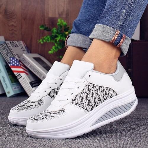 Women Casual Shoes Platform White Sneakers Designer Shoes Platfom Wedge Sneakers Casual Shoes Women Basket Femme Sneakers Women