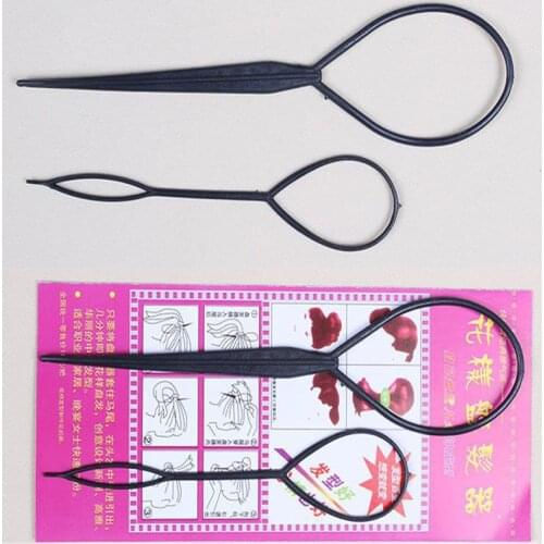 5 Colors Topsy Tail Hair Braid Ponytail Maker Hair Styling Tools Ponytail Creator Plastic Loop Hair Accessories Fashion 1Pc