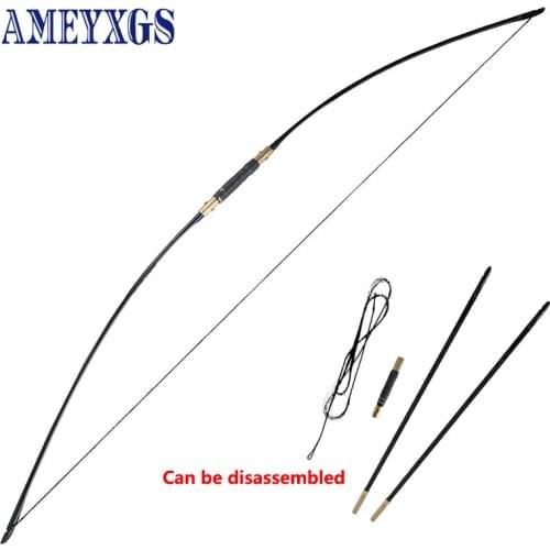 1pc Archery 25-50lbs Straight Pull Recurve Bow Longbow Portable Super Convenient Use Length 170cm For Hunting Accessories Shoot