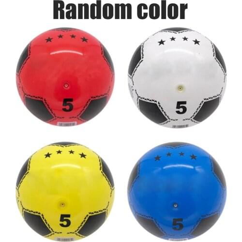 22CM Inflatable PVC Football baby toys Balls fidget toys Summer Indoor Outdoor Beach Birthday Play Games toy for children Adults