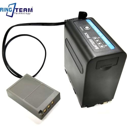 8800mAh NP-F980 D Battery Plus PS-BLS1 BLS-1 DC Coupler for Olympus Evolt E400 E410 E420 E450 E600 E620 PEN EP1 EP2 EP3 Cameras