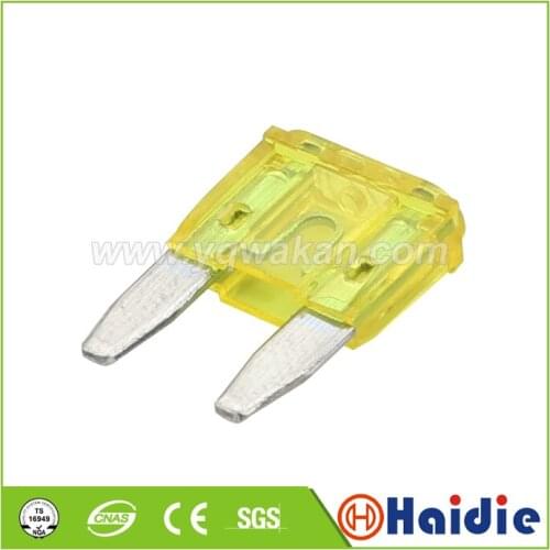 Free shipping 20pcs Auto car Fuses Blade for auto connector mini small type fuse blade 20A
