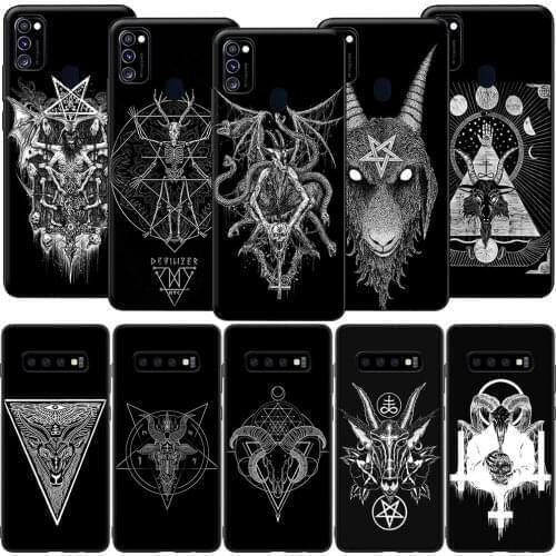 GX76 Goat Head Satan Case for Samsung Note 8 9 10 20 Ultra J2 J5 J4 J6 Plus J7 Prime Duo J730 Pro Core J8 Lite