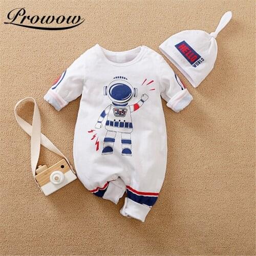 Prowow Astronaut Baby Costumes Cartoon Baby Boys Clothes For Newborns Jumpsuits Long Sleeve Childrens Overalls Babys Rompers