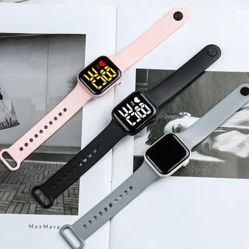 Mens Watch LED Digital Watch for Men Women Sports Army Military Silicone Watch Electronic Cock Hodinky Reloj Hombre 2021 New