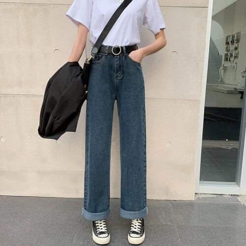 Plus Size High Waist Boyfriend Jeans Women Fashion Blue Black Jeans Ladies Denim Harem Pants Casual Loose Trousers Vintage Jeans