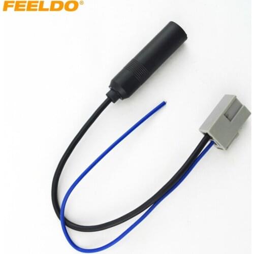 FEELDO 10Pcs Auto Car CD Radio Antenna Wire Harness Connector Stereo Radio Antenna Adapter for Honnda City #FD-4166