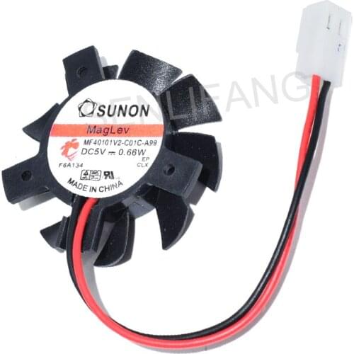 Well Tested For SUNON MF40101V2-C01C-A99 37MM Pitch 20-26-26MM Graphics card silent fan
