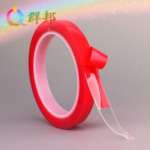 Film Vehicle Magnetic Mobile Phone Navigation Bracket Base Fixed Red Transparent Foam Double-sided Rubber Acrylic Glue Sticker