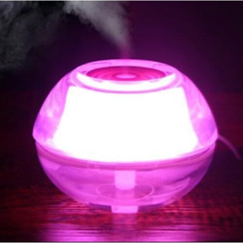 USB Powered Mini Humidifier Essential Oil Diffuser with LED Light Ultrasonic Air Humidifier Essential Oil Diffuser for Car Room