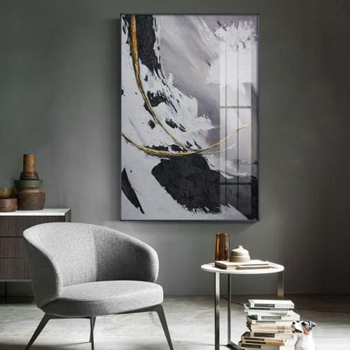 Fashion Wall Pictures for Living Room Art Gallery Snow Mountain and Sky Wall Art Canvas Painting and Poster Home Decor