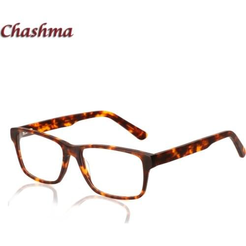 Chashma Brand Eyewear High Degree Use Men Spectacles Optical Glasses Tortoise Fashion Designer Acetate Frame Women Glasses