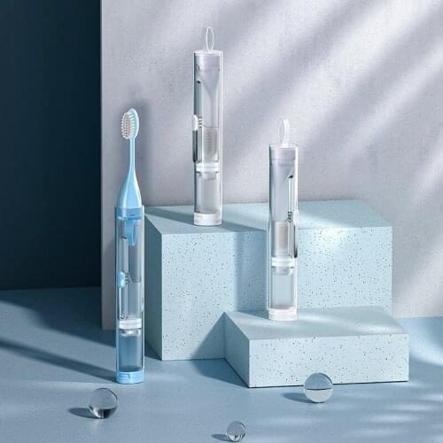 Portable Compact Folding Toothbrush Fold Travel Camping Hiking Outdoor Easy To Take Foldable Toothbrush