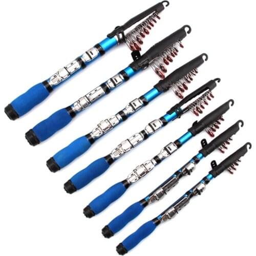 A5KC Telescopic Fishing Rod, GRP Material Telescopic Light Weight Flexible Sea Saltwater Freshwater Boat Fishing Rods