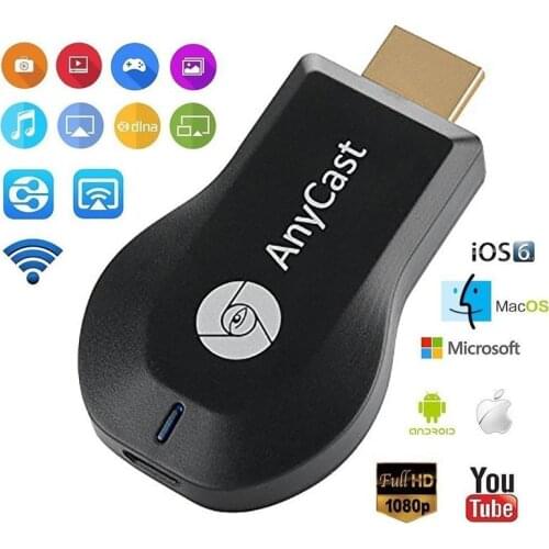 M2 Plus TV Stick Wifi screen 128M Anycast 1080P Miracast AirPlay Fade Dongle Receiver With Screen And Wifi For Ios Android