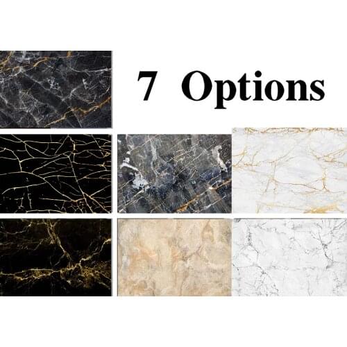 MEHOFOTO Vinyl Photo Background Vintage Marble Black Blue Gold White Birthday Crush Photography Background Props Studio