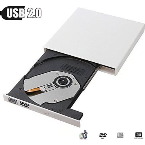 External USB 2.0 High Speed DL DVD RW Burner CD Writer Slim Portable Optical Drive for Asus dell Acer HP IBM PC Win XP/7/8/10