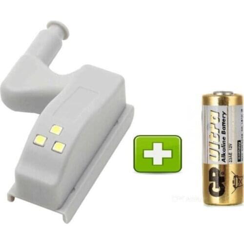 Cabinet Interior Led Lighting Hinge Light Battery Included Wardrobe Practical Led