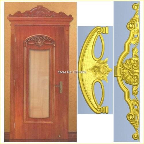 2pcs/lot Door_12 3D Model STL relief for cnc STL format Furniture 3D STL format furniture decoration