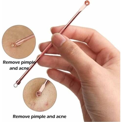 4Pcs Face Care Stainless Acne Needle Blackhead And Pimple Remover Comedone Acne Extractor Point Clean Black Head Remover Tool