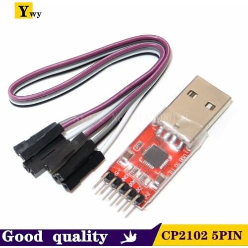 5 PCS CP2102 module USB to TTL 5PIN Connector Module Serial Converter