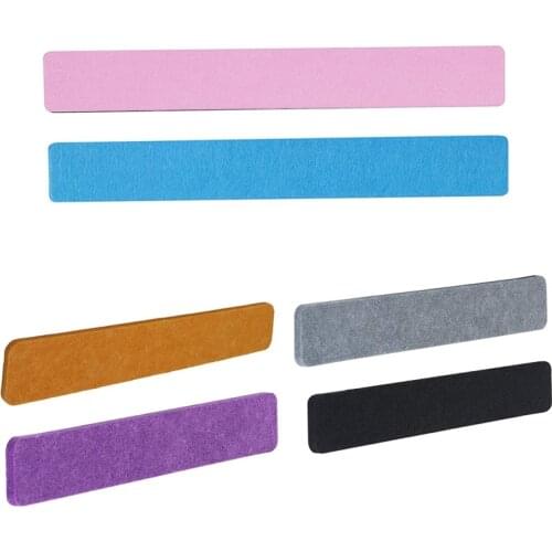6Pcs Felt Bulletin Board Bar Strip Self-Adhesive Felt Board Strip for Office Classroom Home Wall Decorative