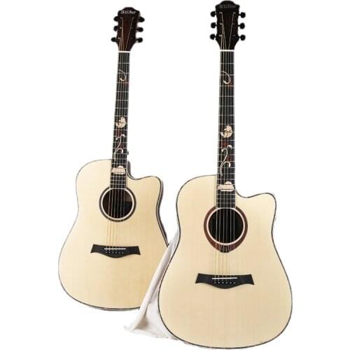 Hollow Body Guitar Acoustic Guitar High Quality Travel Guitar Portable Professional Guitarra Acustica Musical Instruments DE50JT