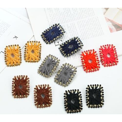 Bohemian womens drop earrings stainless steel bead earrings for women hollow beach summer vacation holiday earrings jewelry