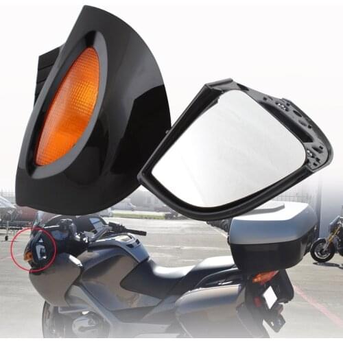 Motorcycle Rear Rearview Side Mount Mirrors For BMW RT R1150RT R1100 RT R1150 RT Pair Motor Wide Rearview Mirror