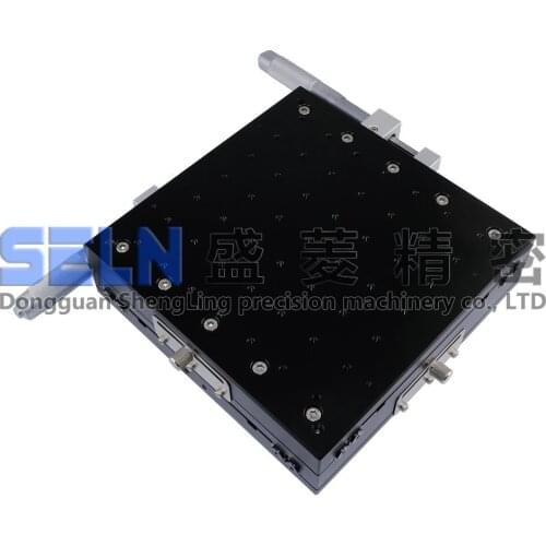 XY Axis LY200-LM Large Table 200mm Precision Measuring Manual Displacement Platform Adjustable Frame Slide Table