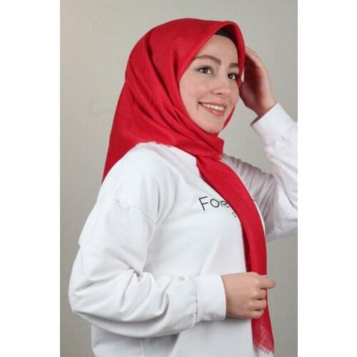 BONJELA SHİNE FLAT SILVERY LINEN SCARF-DESEN-02-RENK-02