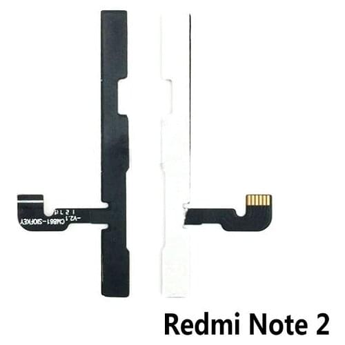 For Xiaomi Redmi Note 2 New Original Power on/off+Volume up/down Switch Button Flex Cable Repair Parts