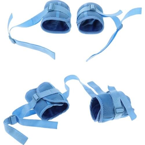 1 Pair Breathable Safety Wrist Ankle Foot Restraint Band For Hospital Patient Fixation Support Brace