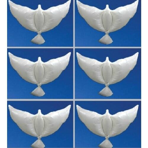 [ Fly Eagle ] free shipping 200pcs/lot promotion Wedding white dove balloon orbs peace bird balloon pigeons marriage helium