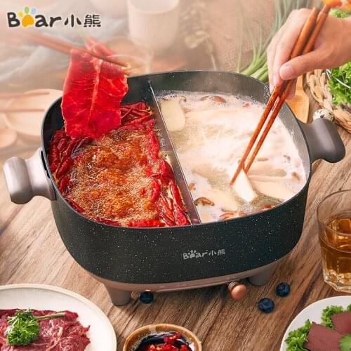 Bear Hot Pot Electric Hot Pot 6L Multi-function Pot Electric Boiling Pot Hot Pot Cooker 220V Hot Pot Electric Electric Hot Pot