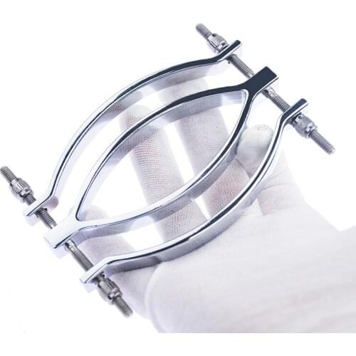 Metal Labia Clip Vagina Speculum Teasing Clitoris Stimulator Clamps Pussy Massager Adult Games Bdsm Bondage Sex Toys For Women