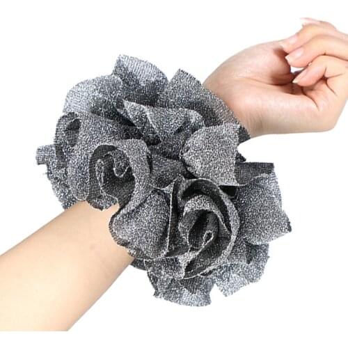 Muslim Womens Hair Scrunchie elastic girls hair ties islamic scrunchy Headwear lady Hair Bands Ring Hijab Scarf accessories