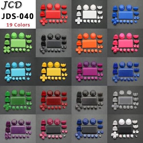 JCD 19 Colors L1 R1 L2 R2 Trigger Buttons Set replacement for PS4 Pro Slim controller for PS4 4.0 JDS 040 050 055 Buttons Kit