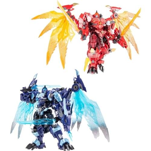 NEW JINBAO Transformation Flame Red Dragon PE DX09 DF07 DF-07 BW Beast Wars Action Figure Toys With Box
