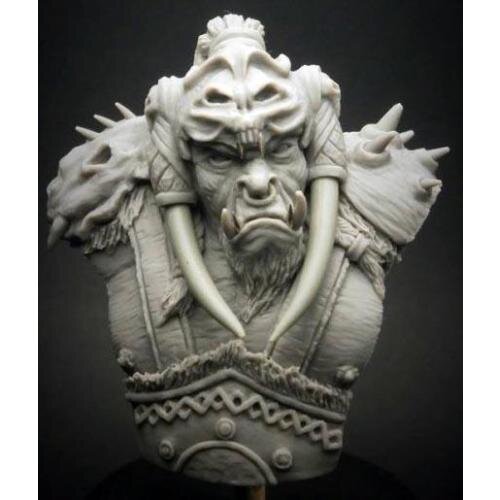 New Unassembled 1/12 54mm Fantasy 54mm Orc Bust Resin Kit DIY Toys Unpainted resin model