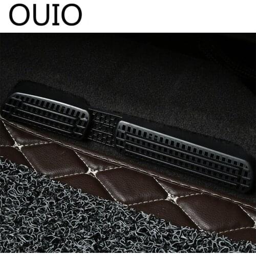 OUIO 2pcs For Volkswagen Tiguan 2 VW Toruan MK2 Car Seat Air Conditioner Air Outlet Protective Cover For Tiguan 2017 2016 2018