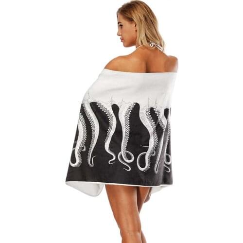 Beach Bath Quick Dry Towel Print 2019 Women Blak Sexy Sling Bath e large Bathrobe Towel TideTravel Swimming Pool Towel Spa