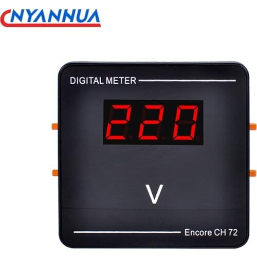 LED Digital voltmeter Voltage Meter Volt Instrument Tool Red Display DIY 0.56 Inch Alternative Pointer Voltmeter