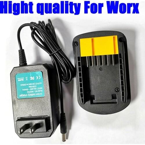 EU Plug Charger for Worx WA3875 20V 18v Li-ion battery 2.0A charger for Worx WA3520 WA3525 WA3578 WA3575 WA3742 Fast Charger