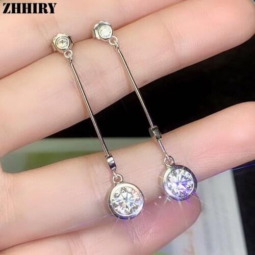 ZHHIRY Women's Silver Earrings