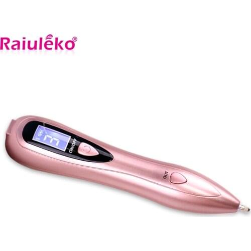 LCD Face Plasma Pen LED Lighting Laser Tattoo Mole Removal Machine Beauty Care Skin Tag Removal Freckle Wart Dark Spot Remover