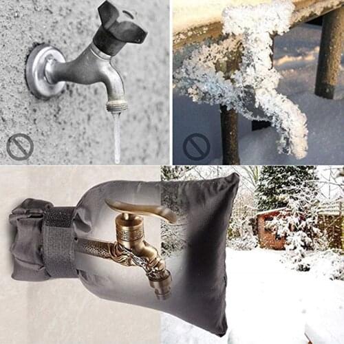 Winter Faucet Cover Outdoor Protector Resist Rain Anti-Freeze Bursting Courtyard Hose Bib Waterproof Protective Socks Bag